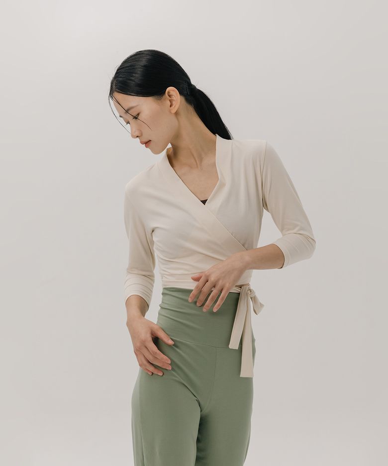 Wrap yoga cardigan_4colors