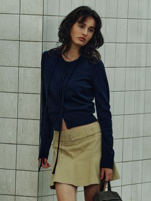 Tie Knit Cardigan VK6SD155_3color