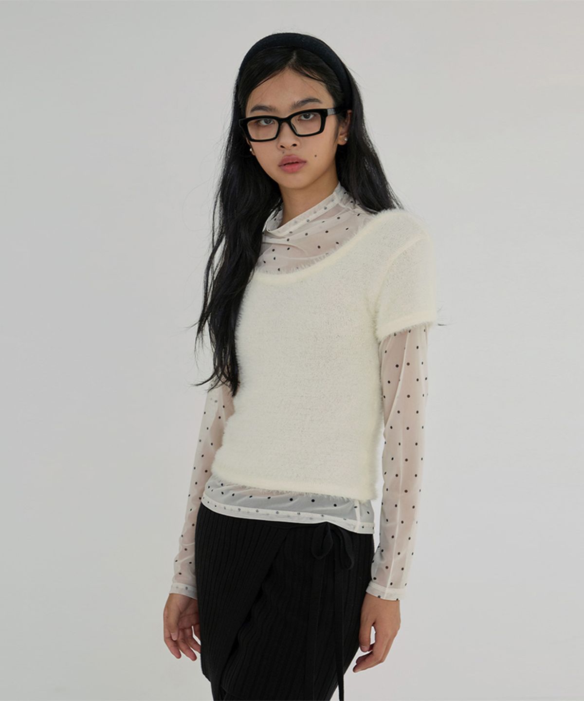 퀸스래빗(Q'SRB) Mellow Fuzzy Knit