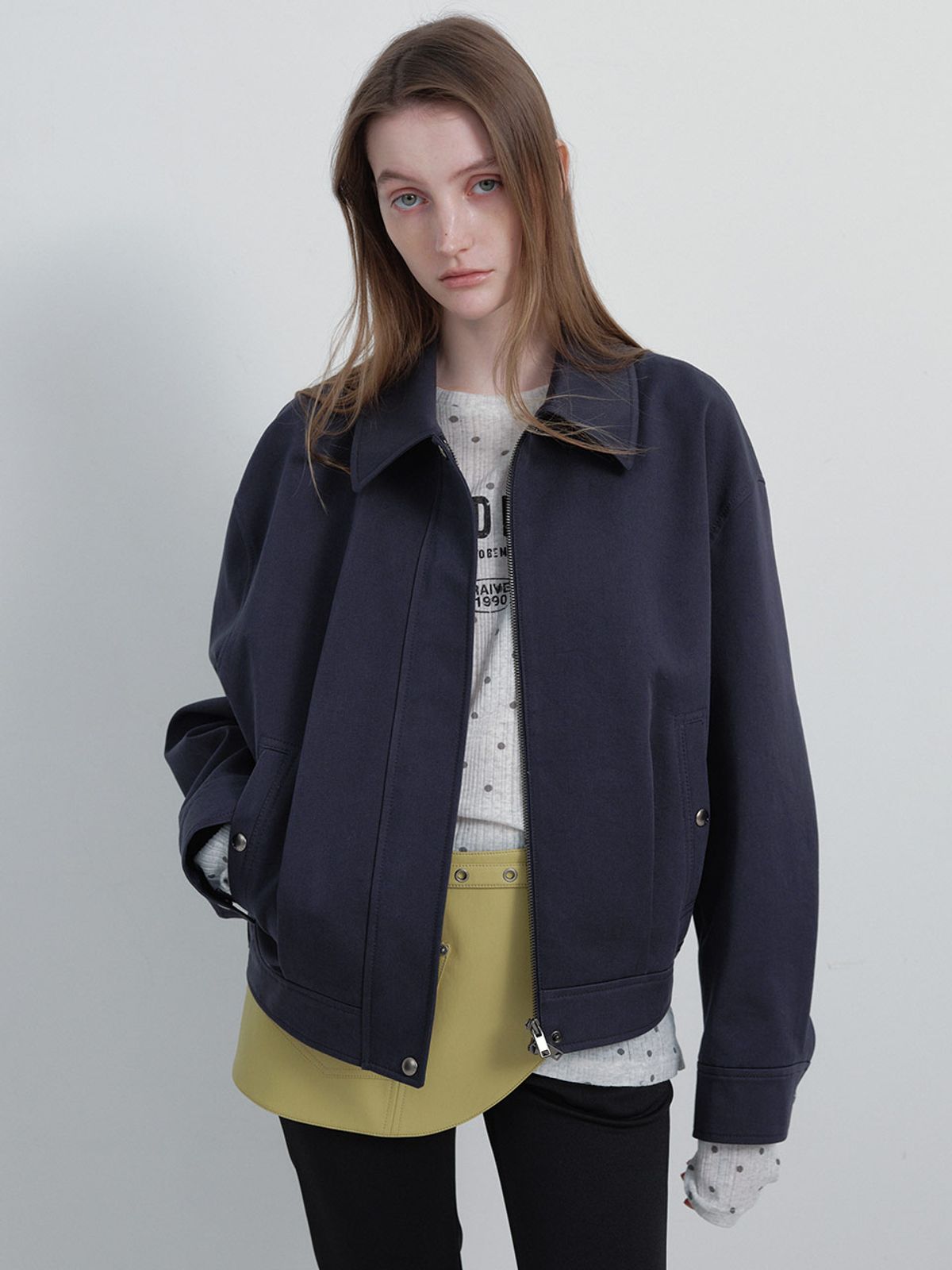 레이브(RAIVE) Cotton Blouson Jumper VW6SM209_2color