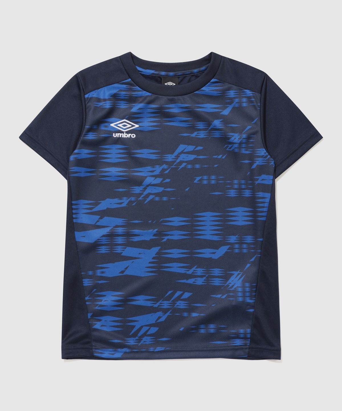 엄브로(UMBRO) 주니어 그래픽 반팔 게임 셔츠 네이비 UQ116SRS22