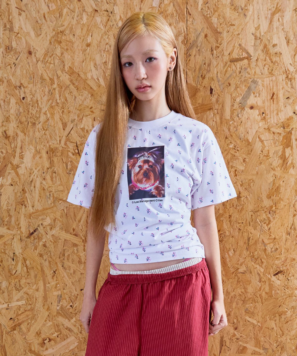 엘엠씨(LMC) DDODDO TEE flower white