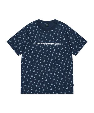 FN OG TEE flower navy