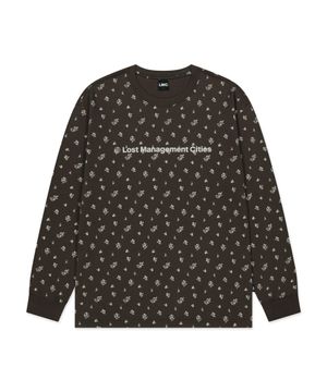 FN OG LONG SLV TEE flower brown