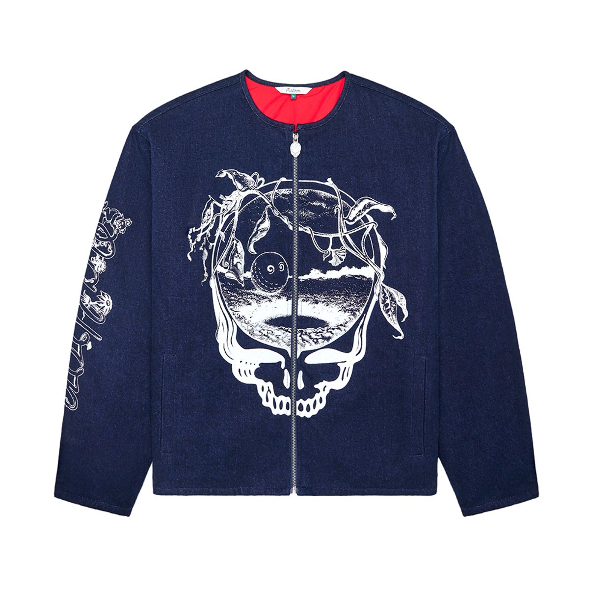 말본 골프(MALBON GOLF) [GRATEFUL DEAD] 데님 모토 자켓 DARK NAVY (MAN)
