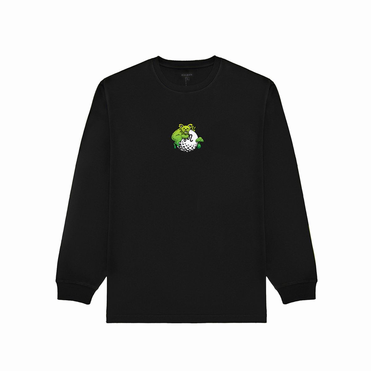 말본 골프(MALBON GOLF) [GRATEFUL DEAD] 고어스 라운드 긴팔 티셔츠 BLACK (MAN)