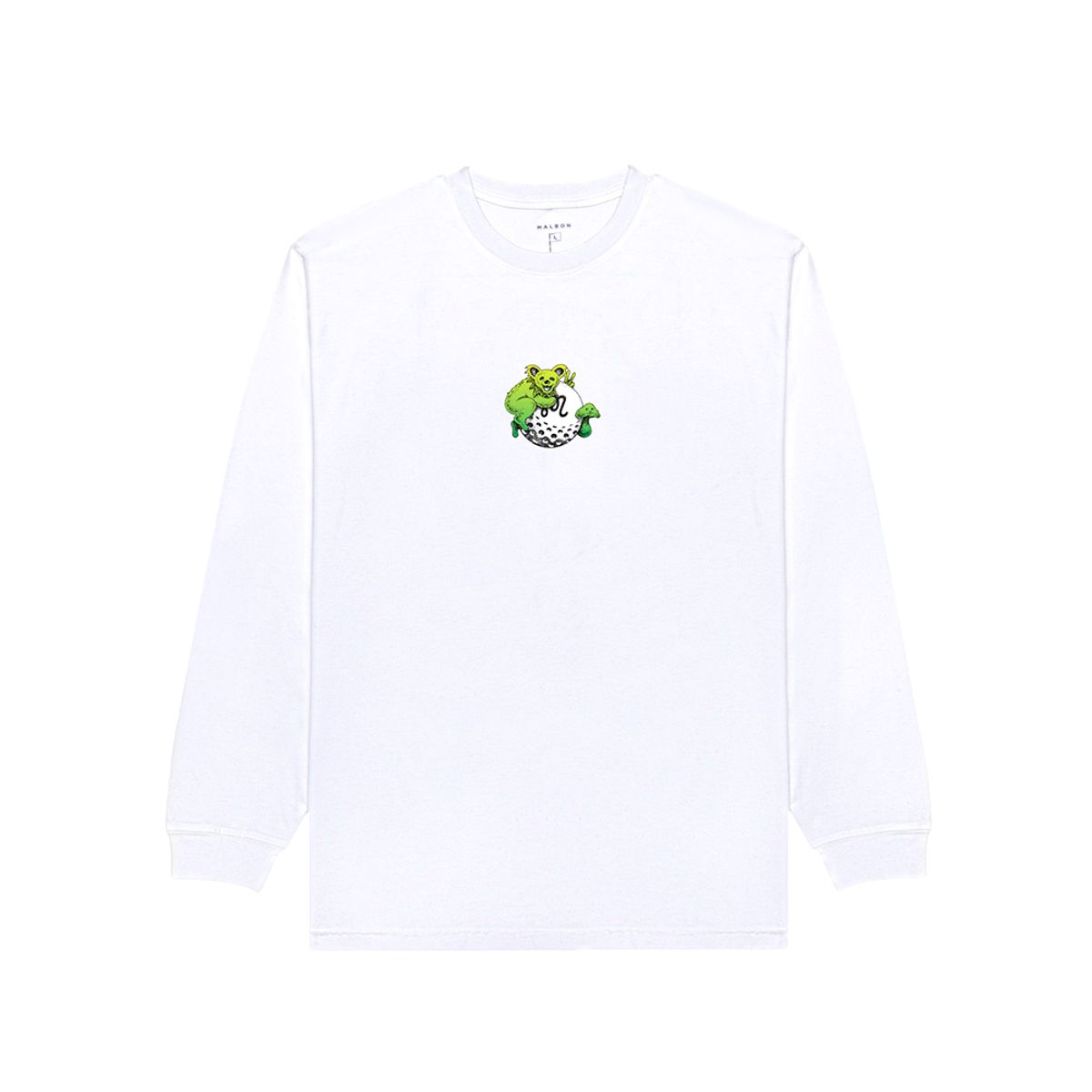 말본 골프(MALBON GOLF) [GRATEFUL DEAD] 고어스 라운드 긴팔 티셔츠 WHITE (MAN)