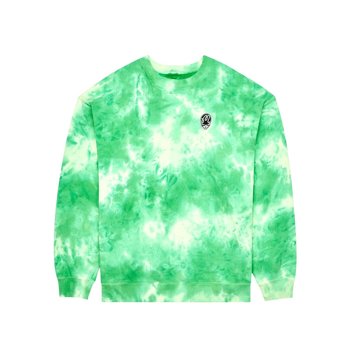 말본 골프(MALBON GOLF) [GRATEFUL DEAD] 레인지 다잉 스웻셔츠 NEON GREEN (MAN)