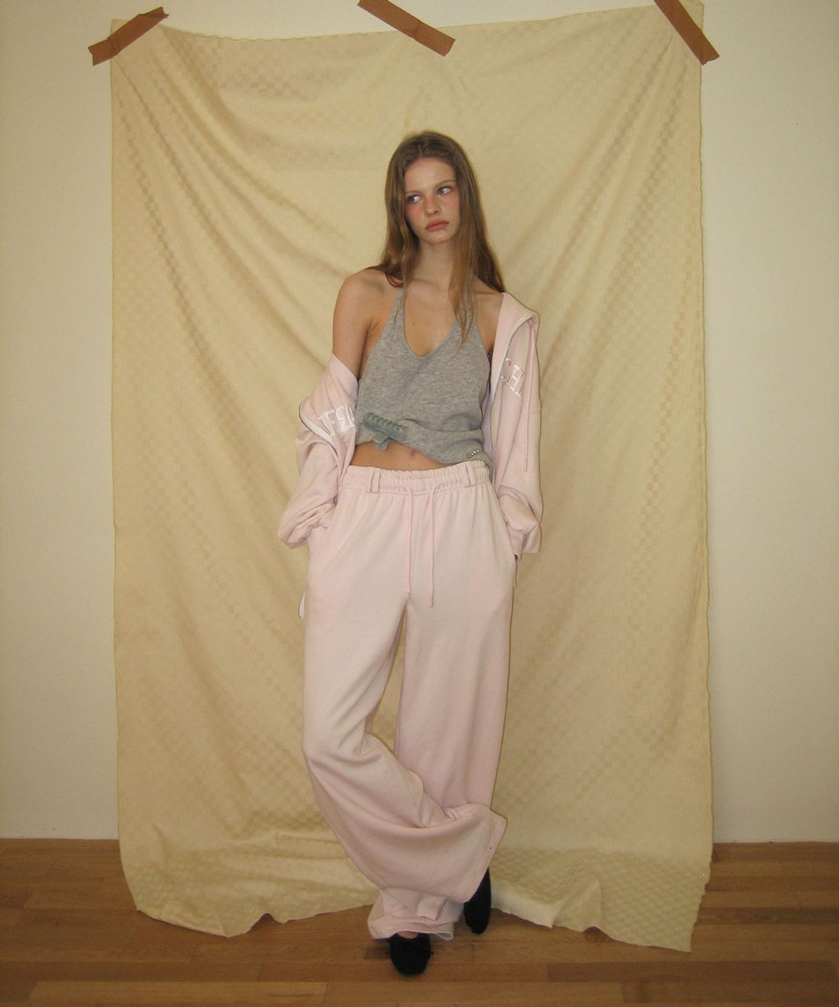 어패럴아카이브(APPAREL ARCHIVE) Candle sweat pants - Baby pink