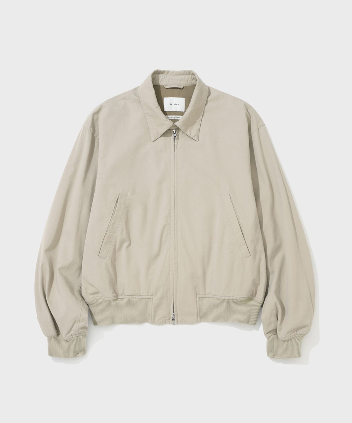 셔터(SHIRTER) COLLARED TANKER JACKET (TAUPE)
