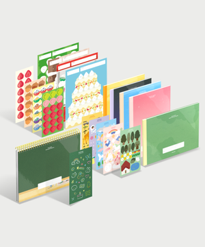 [세트] 키즈 공부습관 풀세트(플래너1종 노트5종 목표달력 4종)