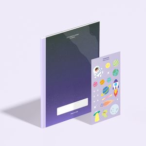 키즈 그림일기 노트+스티커 초등 저학년 창의력 기록