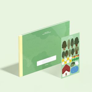 키즈 받아쓰기 노트+스티커 초등 저학년 맞춤법