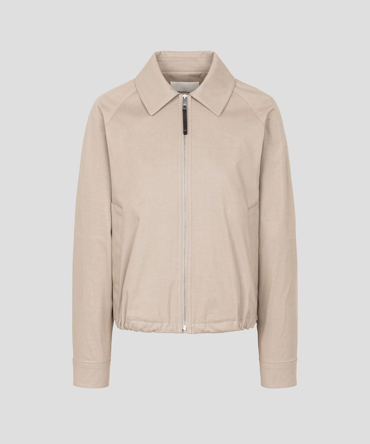빈폴 레이디스(BEANPOLE LADIES) 코튼 폴리 헤링턴 점퍼  베이지 (BF6339C02A)
