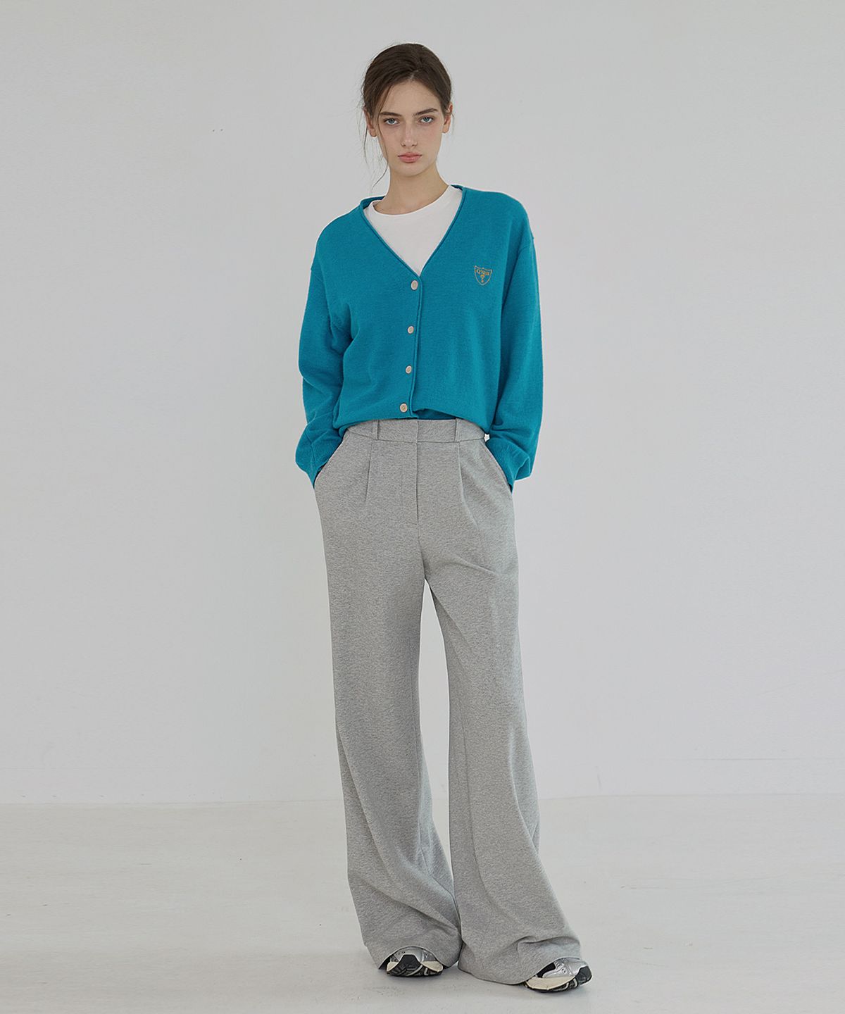 퀸스래빗(Q'SRB) Tuck Mood Wide Pants