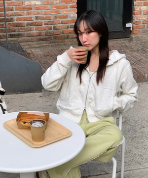 스냅 후드집업 [OATMEAL] / GF1LJP511