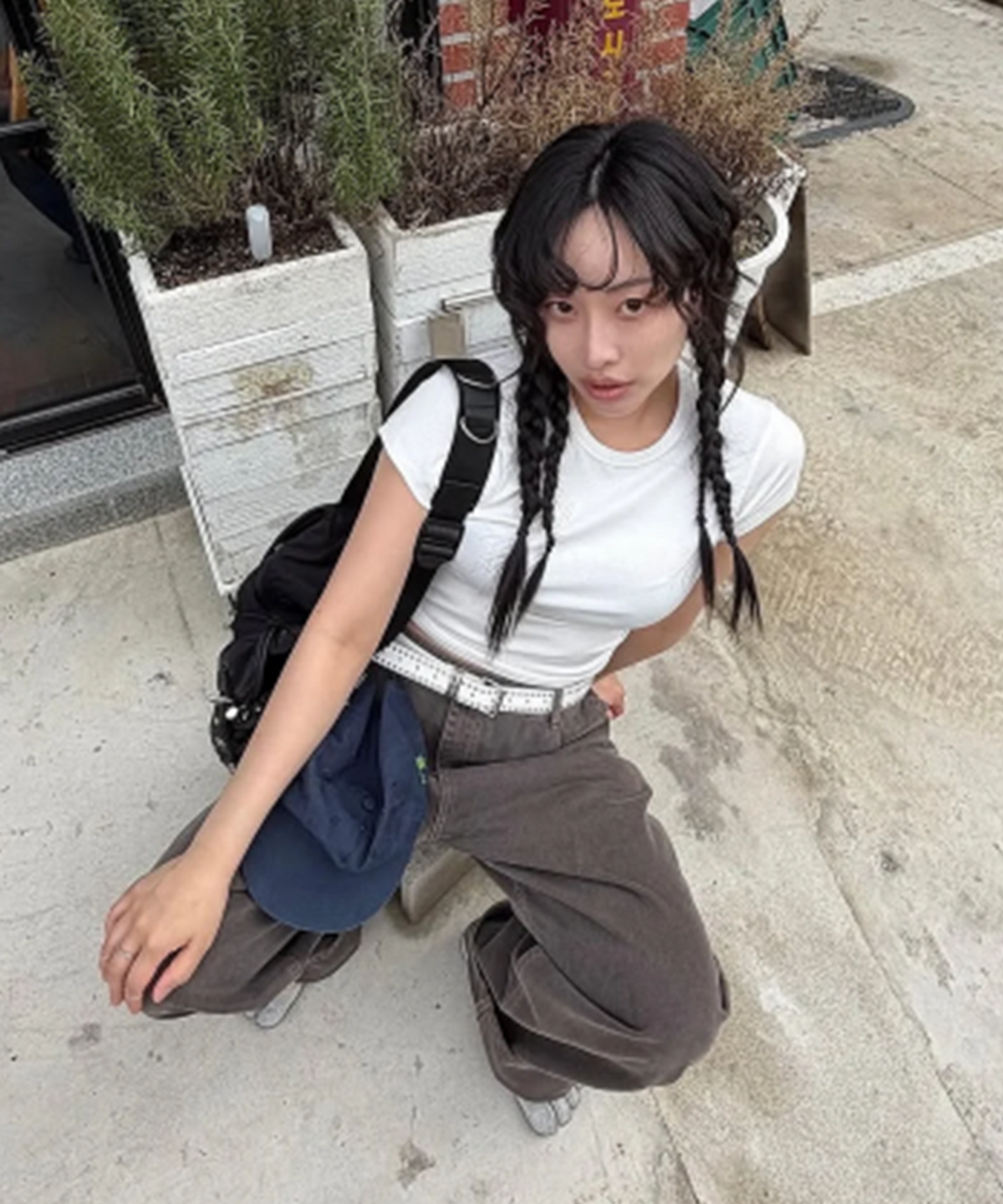 제너럴아이디어(GENERALIDEA) 데일리 숏슬리브 티셔츠 [WHITE] / GF1LTS511