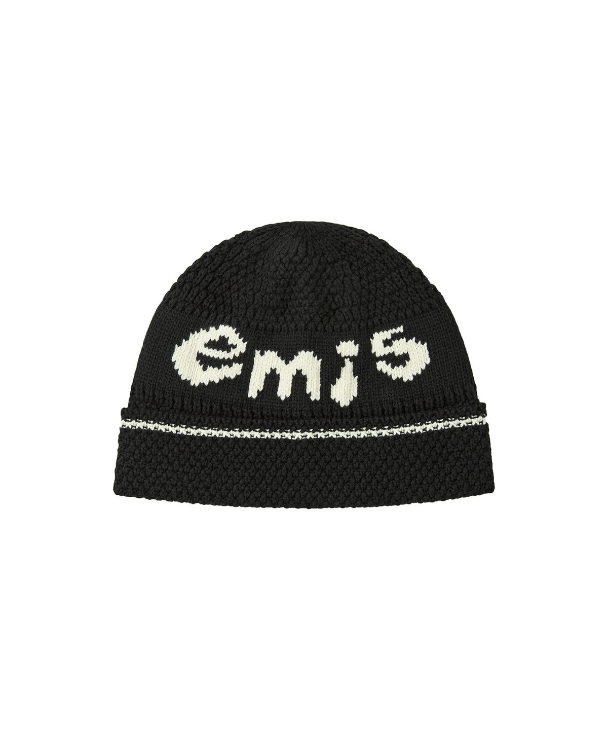이미스(EMIS) COASTAL LOGO BEANIE-BLACK
