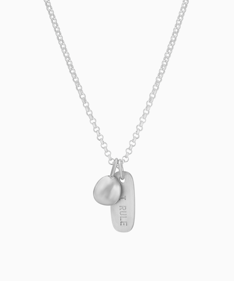 Captin Chip Necklace (silver925)