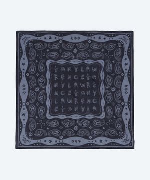 페이즐리 코튼 반다나