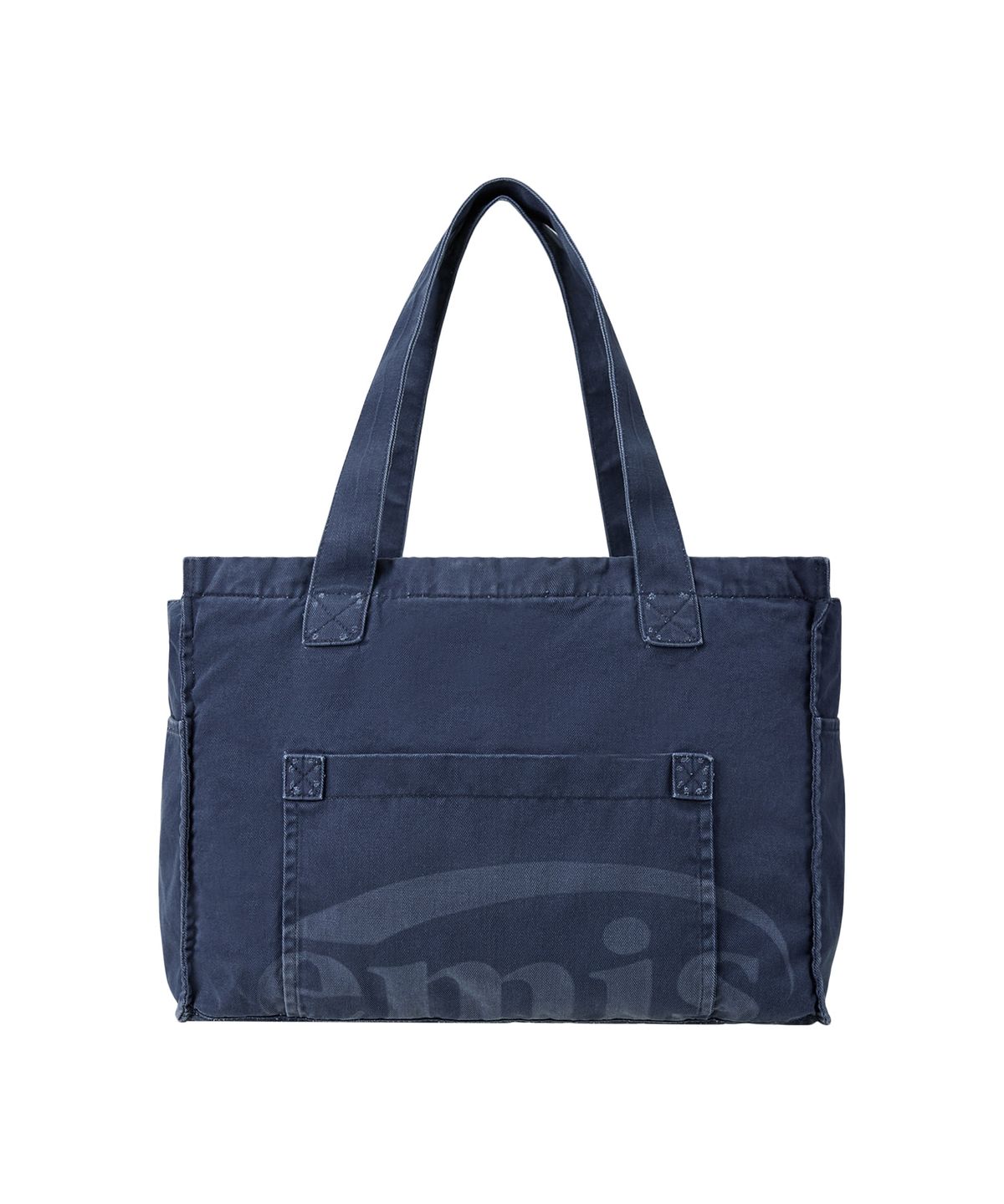 이미스(EMIS) WASHED COTTON SHOULDER BAG-NAVY