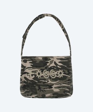 [유정 PICK] 카모 와플 크로스백 브라운