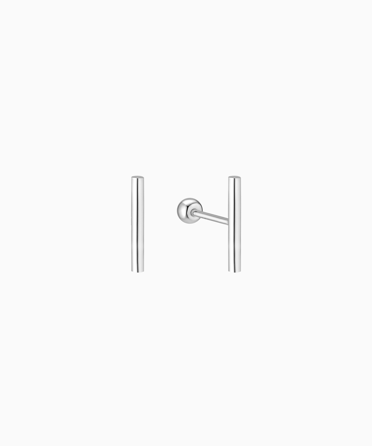 비엠티엘(BMTL) Bar Stud Earring 11mm (silver925)