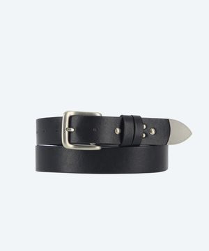 스터드 벨트 블랙