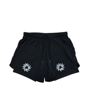 2in1 윈드밀 스포츠 레깅스 쇼츠 (그레이)