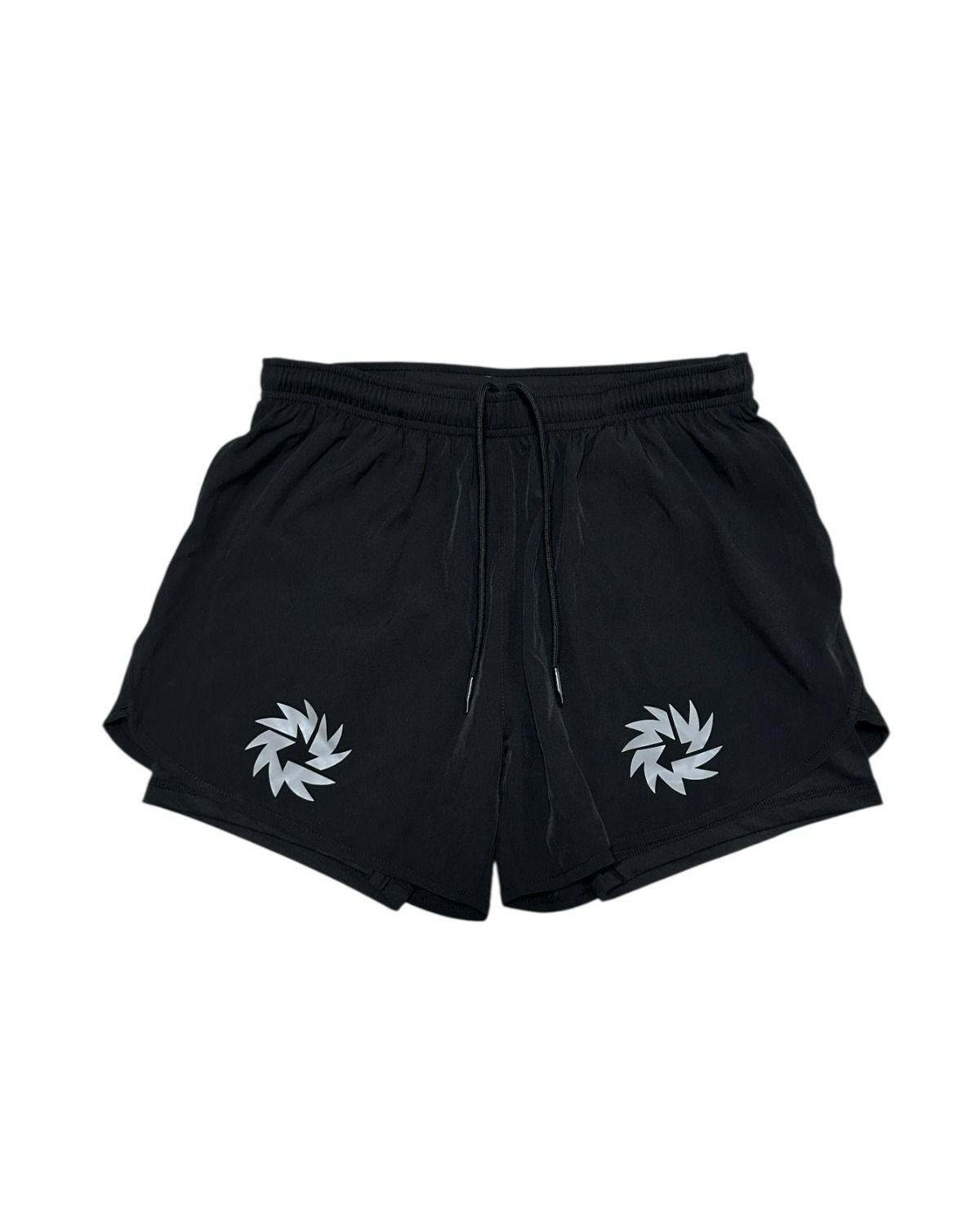 베르브리스(VERBLESS) 2in1 윈드밀 스포츠 레깅스 쇼츠 (그레이)