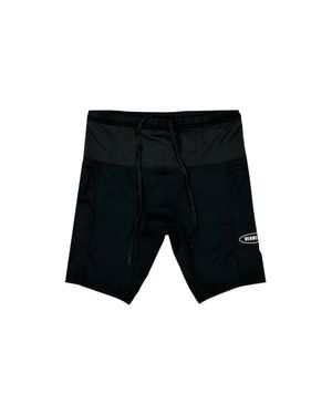 메쉬 포켓 하프 레깅스 (블랙)