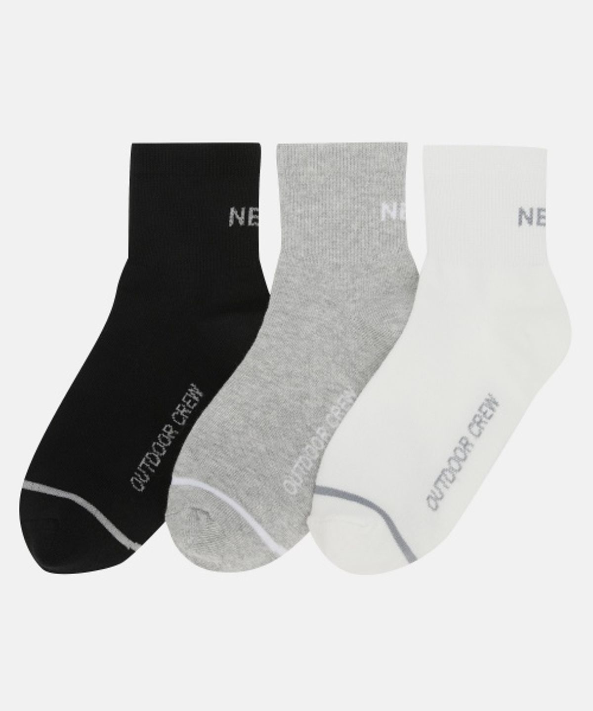 네파(NEPA) 7MC8312 공용 DAILY FIT LOW 데일리핏 라이프 단목 (3족 세트)