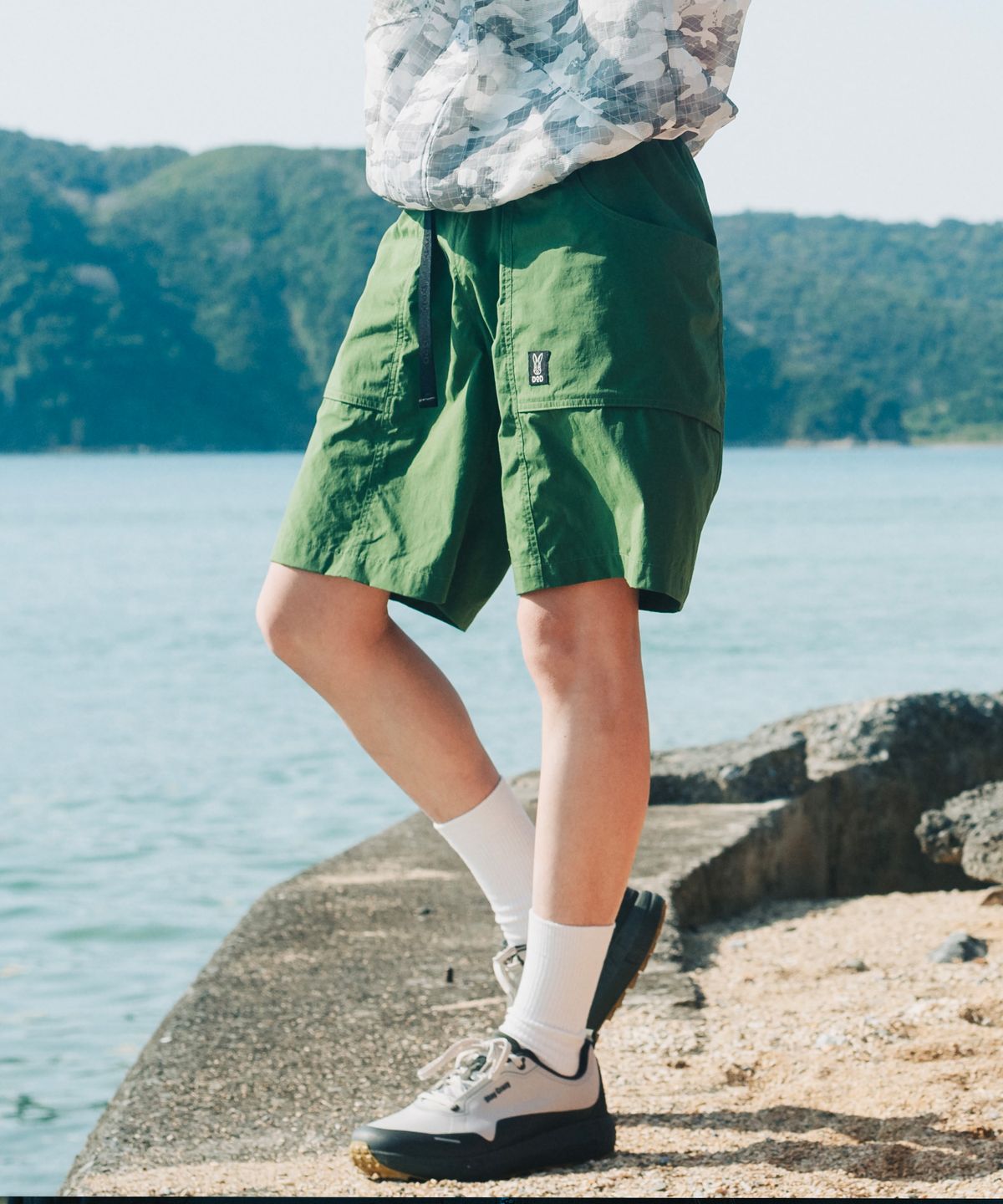 디오디(DOD) 사라토 레귤러핏 반바지(GREEN)