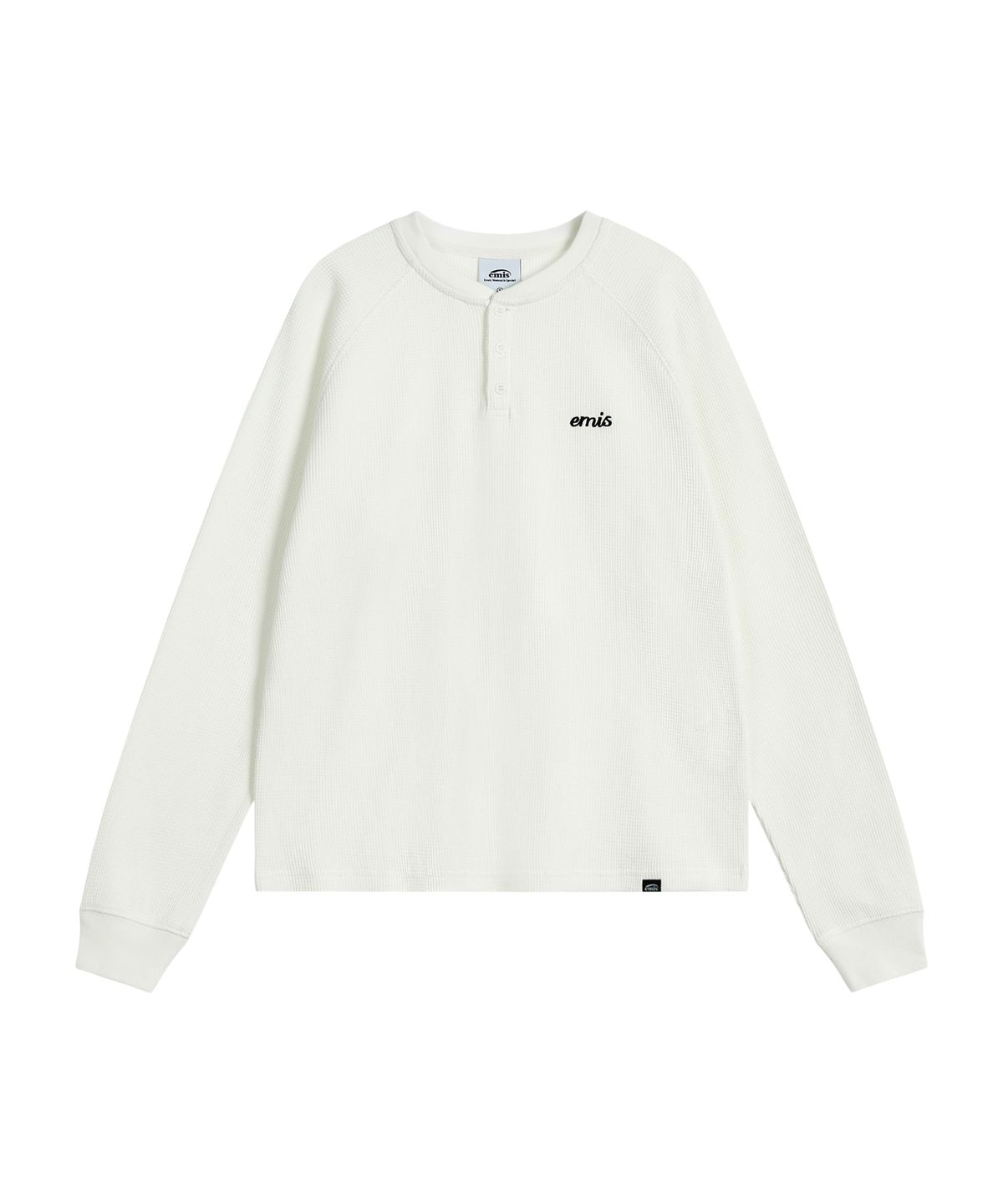이미스(EMIS) WAFFLE RAGLAN T-SHIRT-IVORY