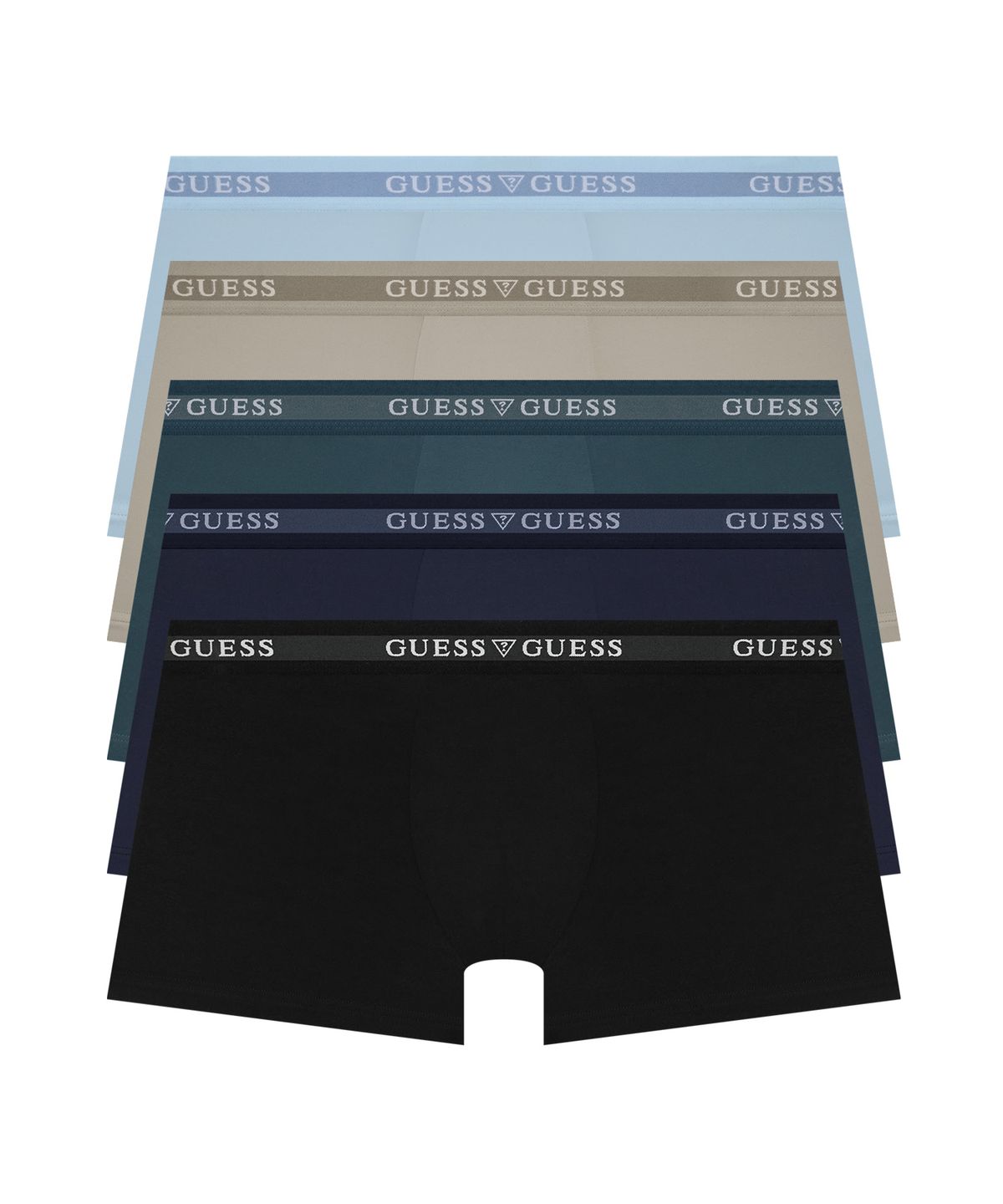 게스언더웨어(GUESS UNDERWEAR) 톤온톤 스트레치 드로즈 세트 5PACK