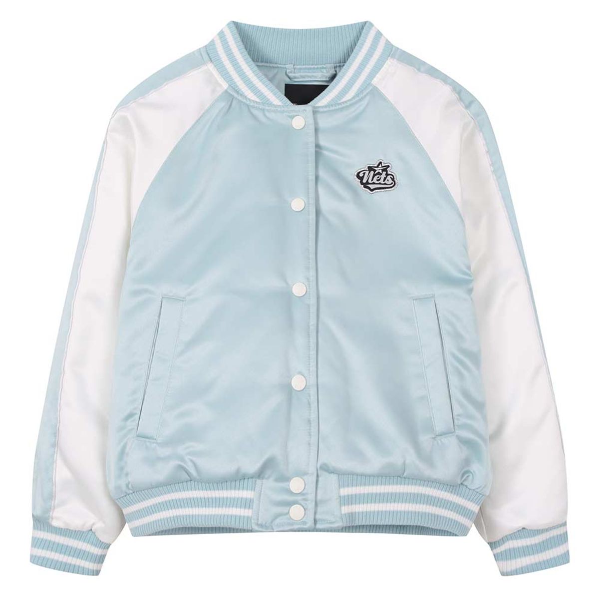 엔비에이 키즈(NBA KIDS) 여아 새틴 패딩 점퍼(K261JP600P) 민트