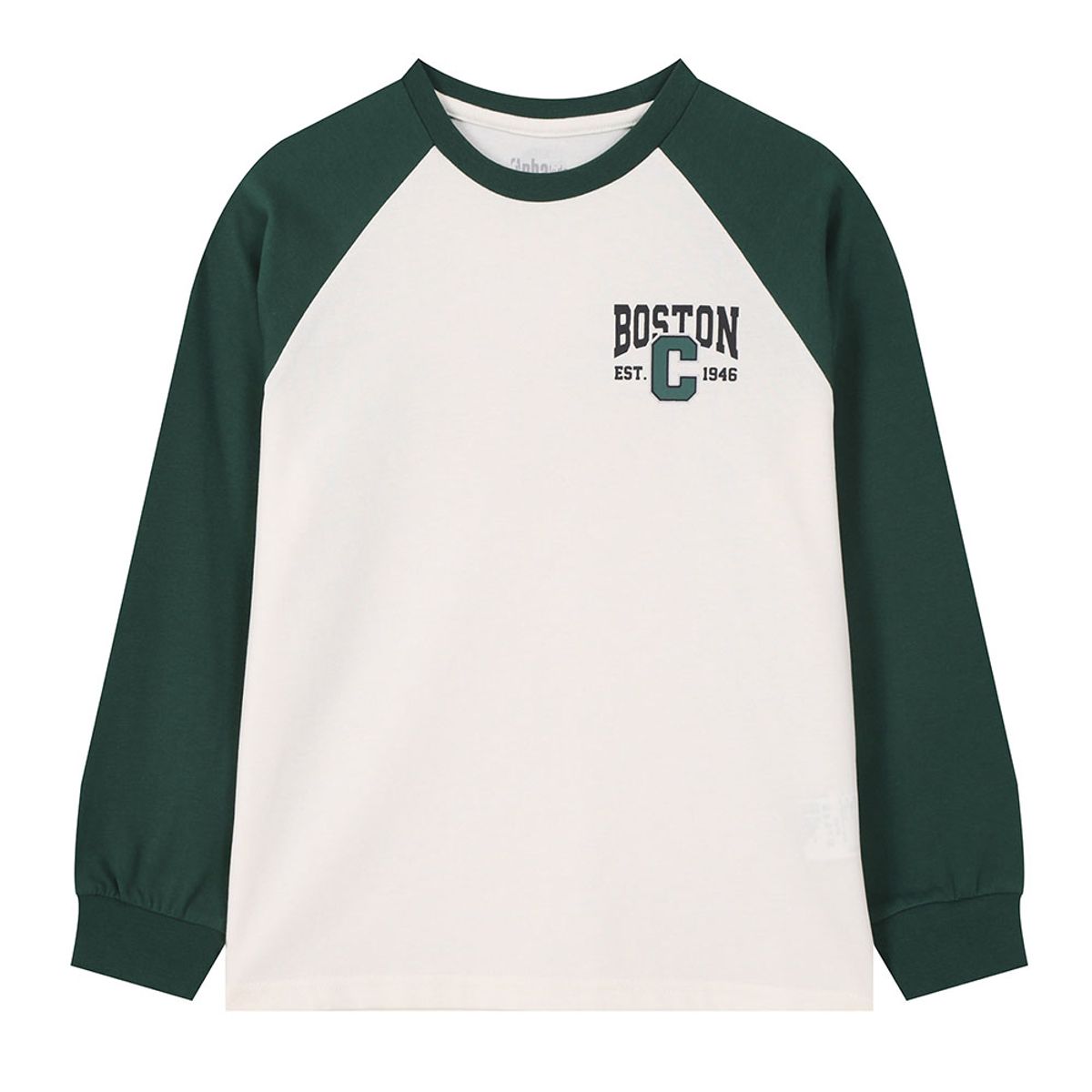 엔비에이 키즈(NBA KIDS) 팀 어센틱 아트웍 라글란 티셔츠(K261TS060P) 그린
