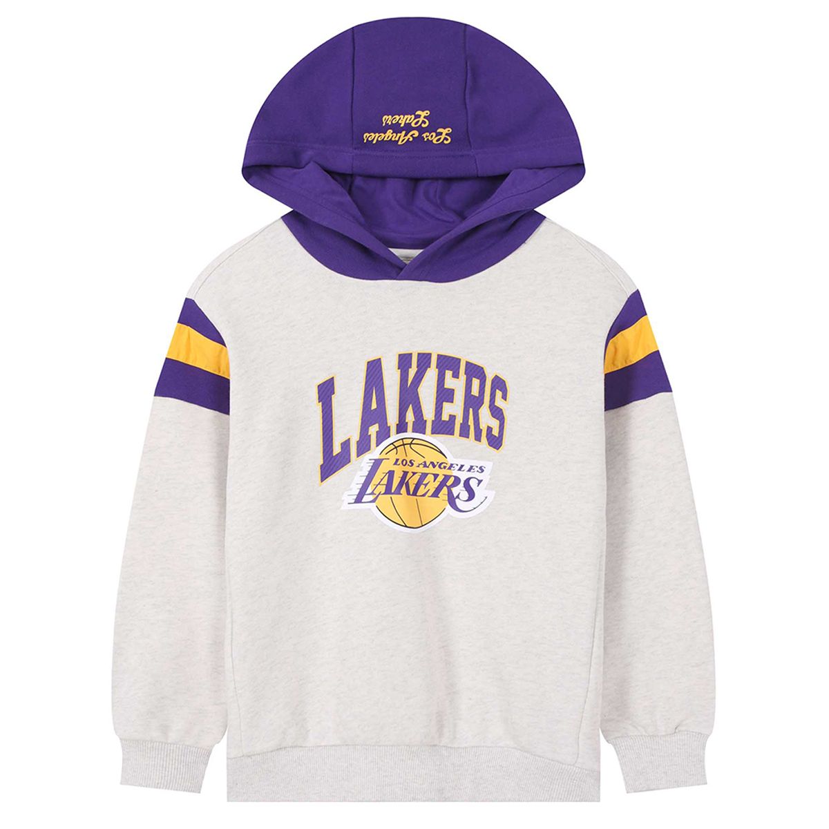 엔비에이 키즈(NBA KIDS) 팀 어센틱 배색 후드티셔츠(K261TH040P) 오트밀