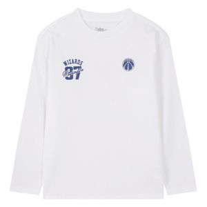 팀 어센틱 로고 긴소매 티셔츠(K261TS020P) 오프 화이트