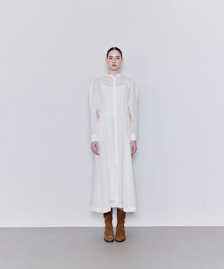 fringe long ops (ivory)
