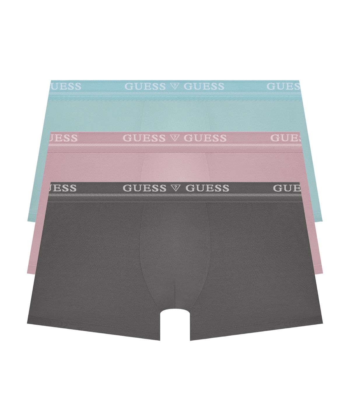 게스언더웨어(GUESS UNDERWEAR) 프로토타입 에어로쿨 드로즈 세트 3PACK (DGY/MT/IP)