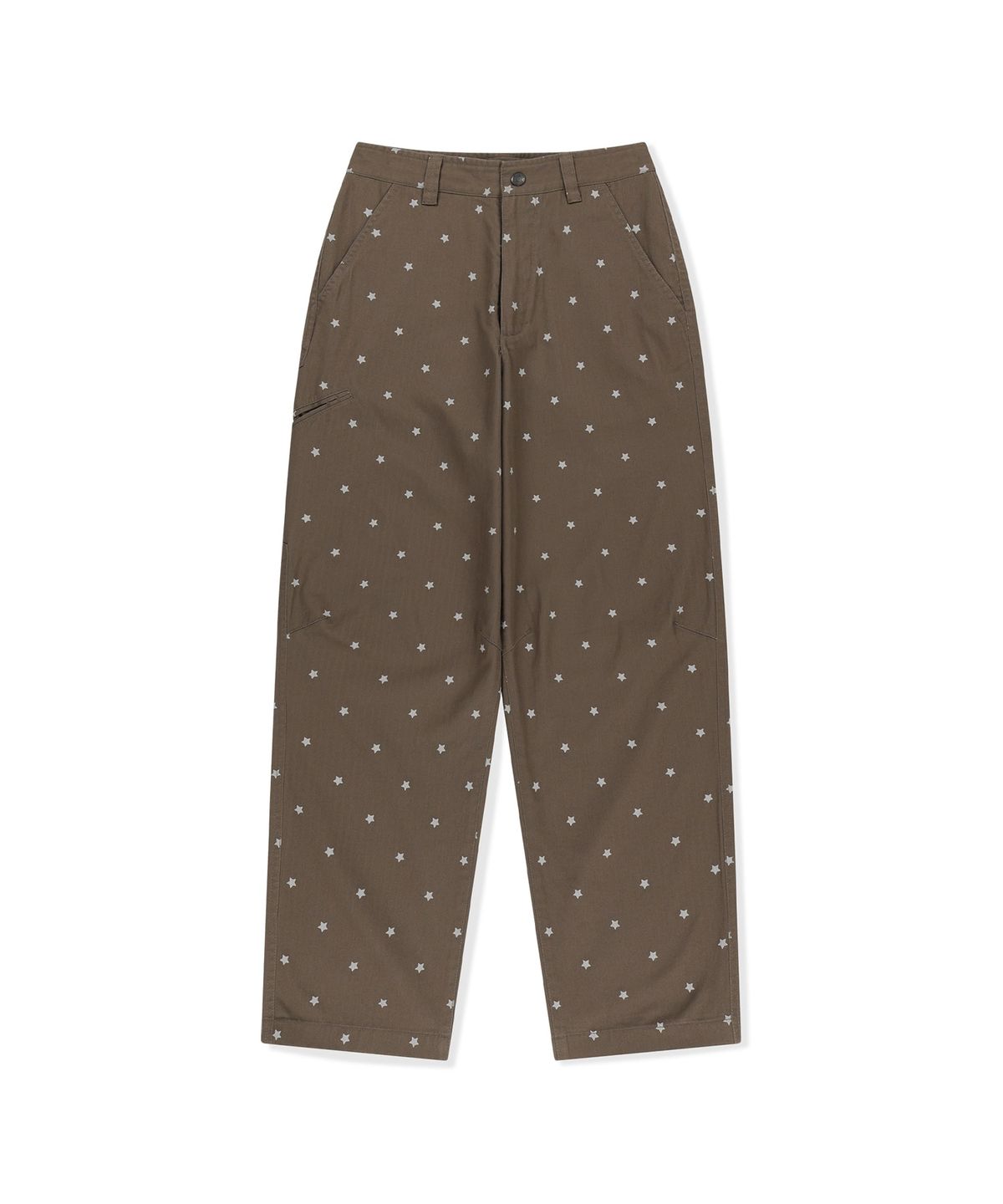 썬러브투어(SUNLOVETOUR) Herringbone Right Chino Brown Star