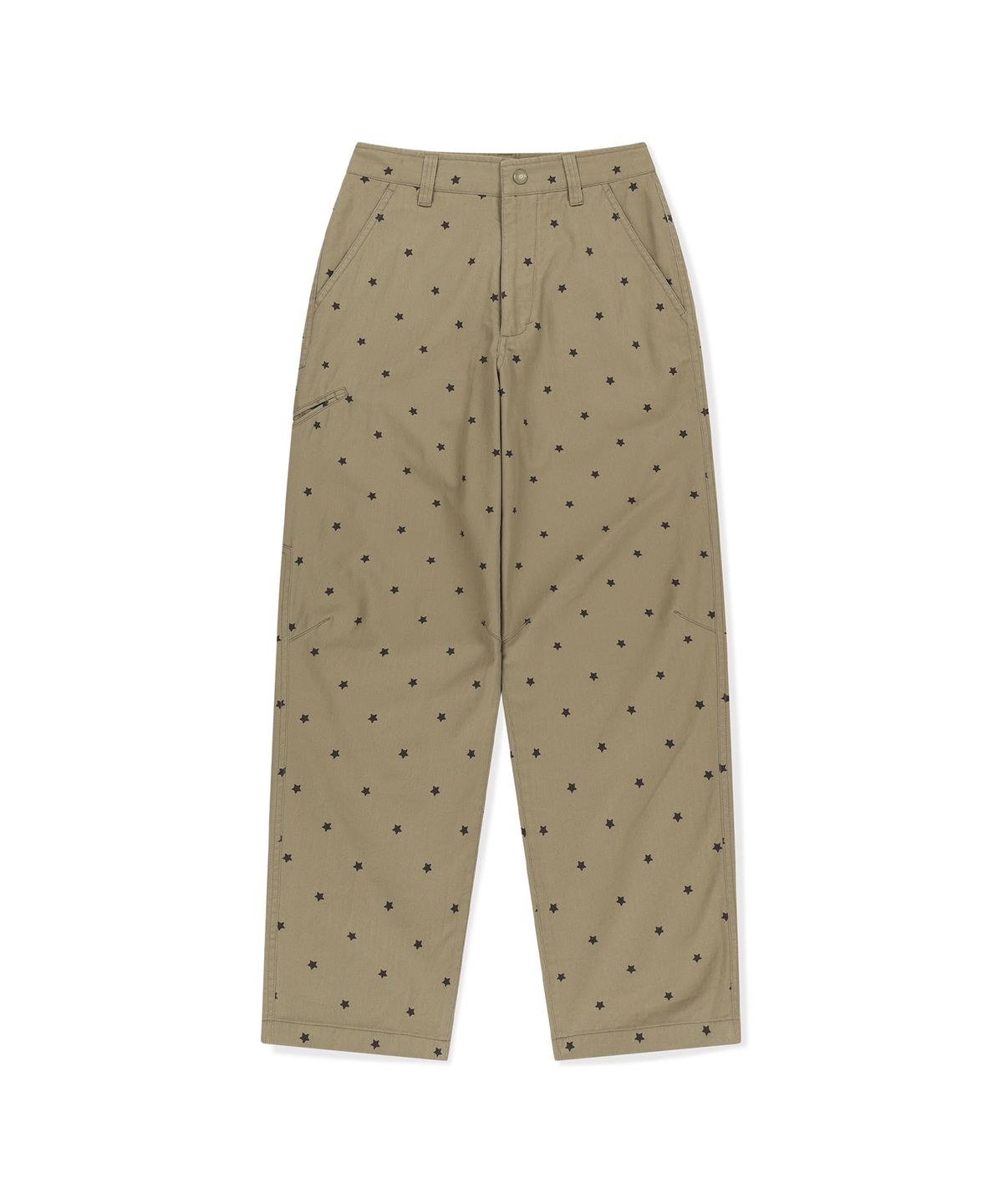 썬러브투어(SUNLOVETOUR) Herringbone Right Chino Khaki Star