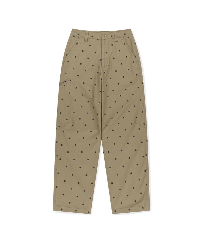 Herringbone Right Chino Khaki Star