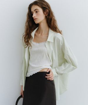 Cotton crease line shirt