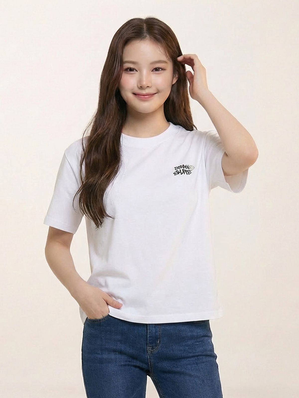 행텐 틴즈(HANGTEN TEENS) 틴즈 여아 웹툰 그래픽 티셔츠_003(14570-131-405-31)