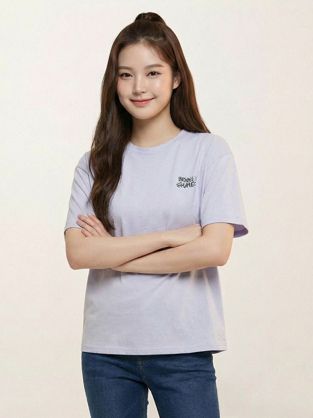 행텐 틴즈(HANGTEN TEENS) 틴즈 여아 웹툰 그래픽 티셔츠_571(14570-131-405-31)