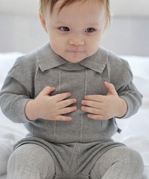 [BABY]리브카라니트 SET 그레이