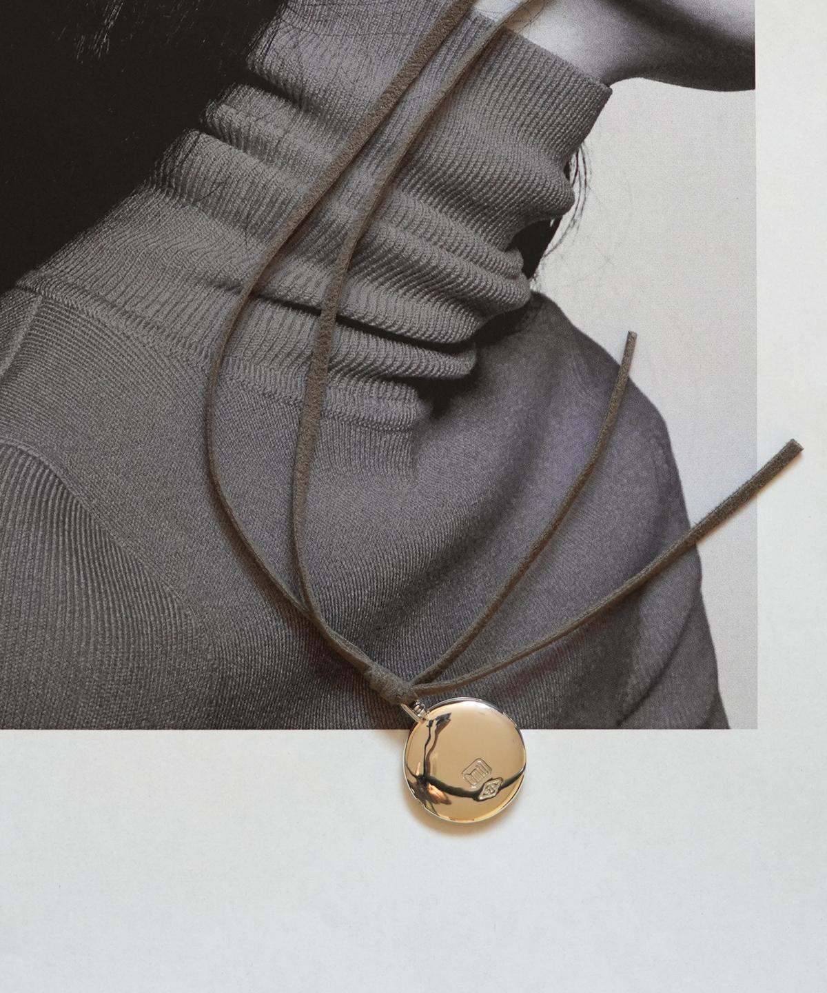 비엠티엘(BMTL) Moon Locket String Tie (Silver925)