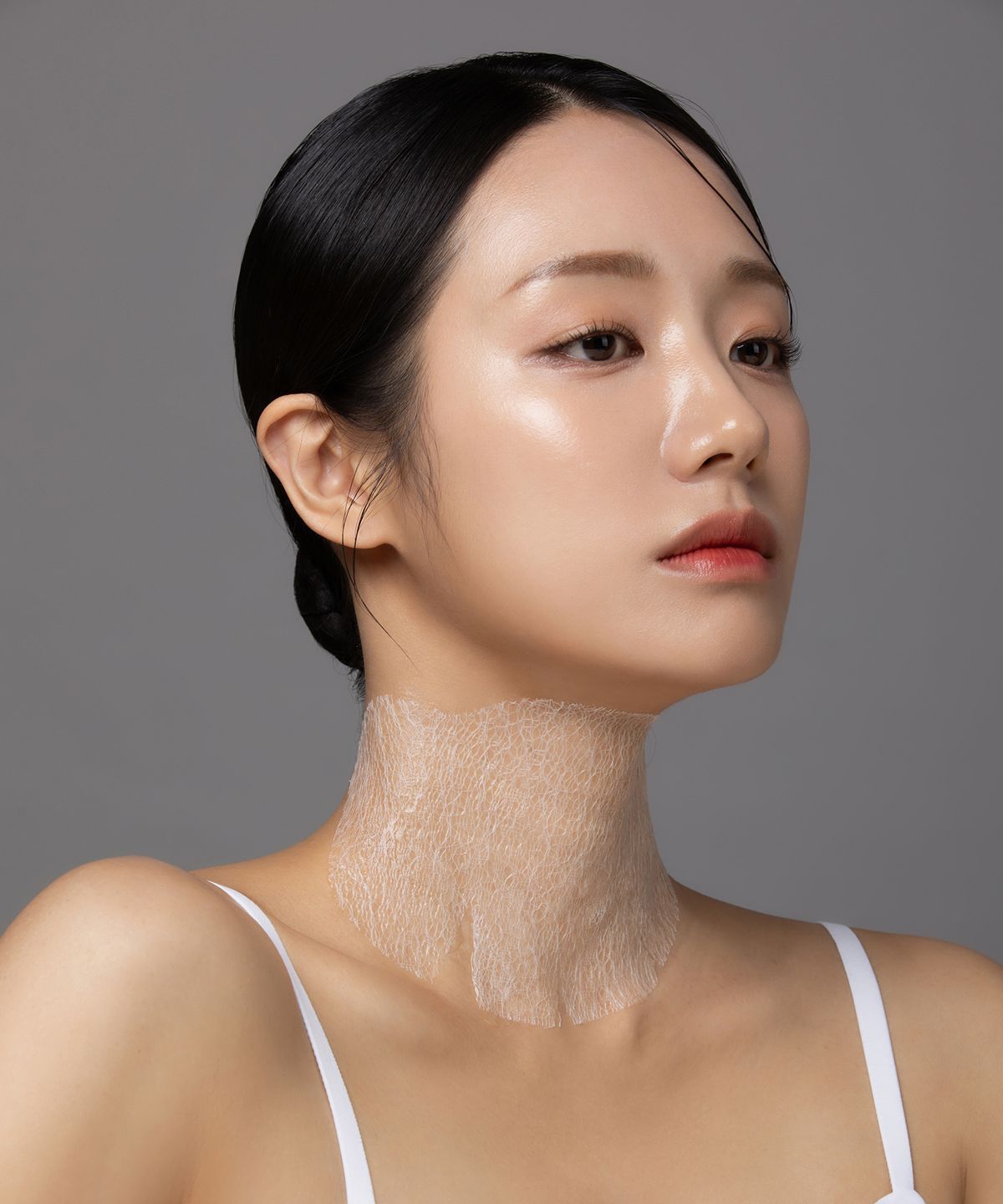 뷰앤디(BEAUND) 넥 실키 마스크 넥케어 탄력 마스크 목주름 리프팅 케어